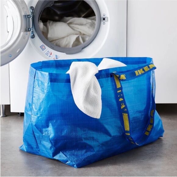NWT IKEA Frakta Shopping Bag Large Size Sturdy Grocery Laundry Durable - 4 Packs - Picture 7 of 10